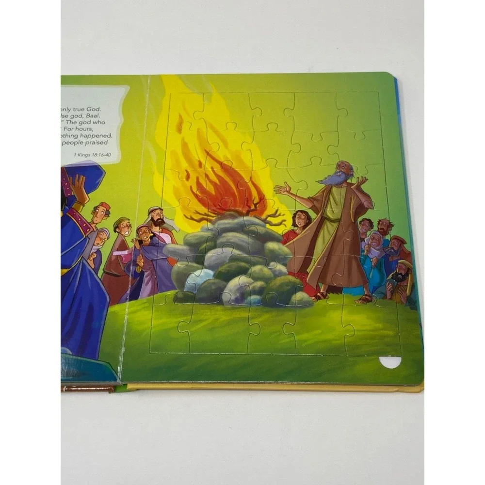 Kids Heroes Puzzle Bible (Kids Puzzle Bibles) Padded Hardcover 2018 Complete M5